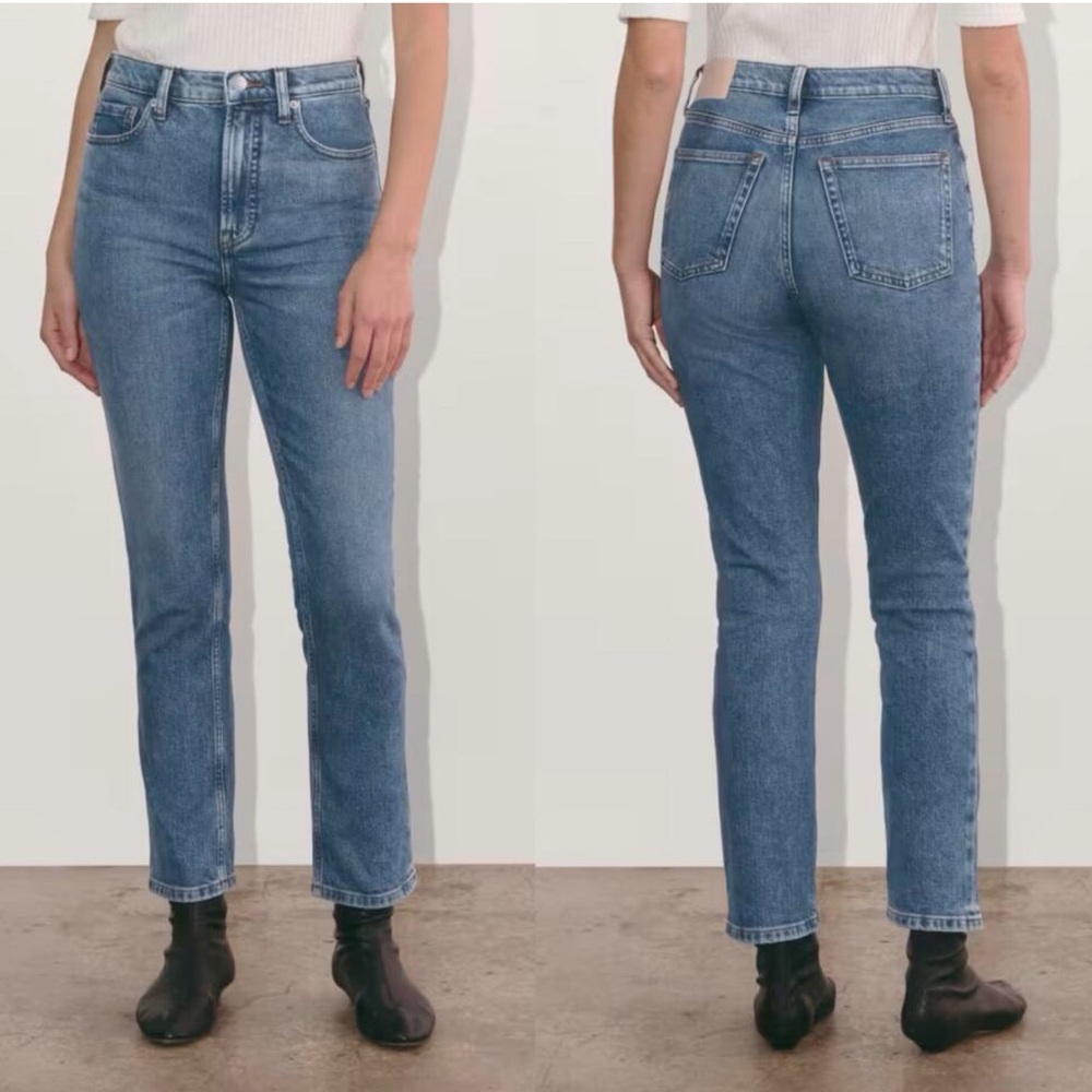 EVERLANE The Original Cheeky High Rise Crop Jeans - Picture 2 of 9